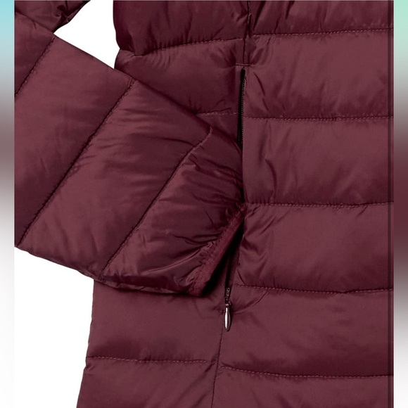 NWT amazon Essentials Womens Lightweight Puffer Jacket - Burgundy/ Wine Small - Picture 5 of 5